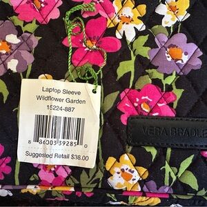 Vera Bradley Wildflower Garden Laptop Sleeve